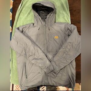 First Lite Gray Uncompahgre 2.0 Men’s Hooded Jacket XL